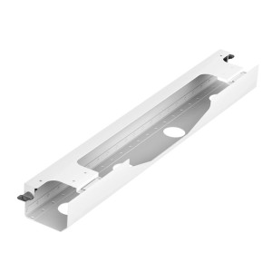SOTECH CAVO Kabelführung Horizontal Weiß Kabelwanne 768 x 94 mm für Schreibtische