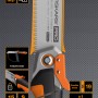 Fiskars Klappsäge Pro, 15 cm, orange-schwarz, 19 TPI, Zugsäge für Gartenarbeiten.