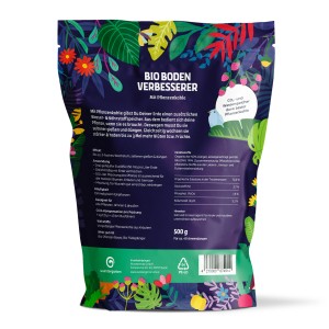 Wundergarten Bio-Bodenverbesserer im Sack, ideal für gesunde Pflanzen.