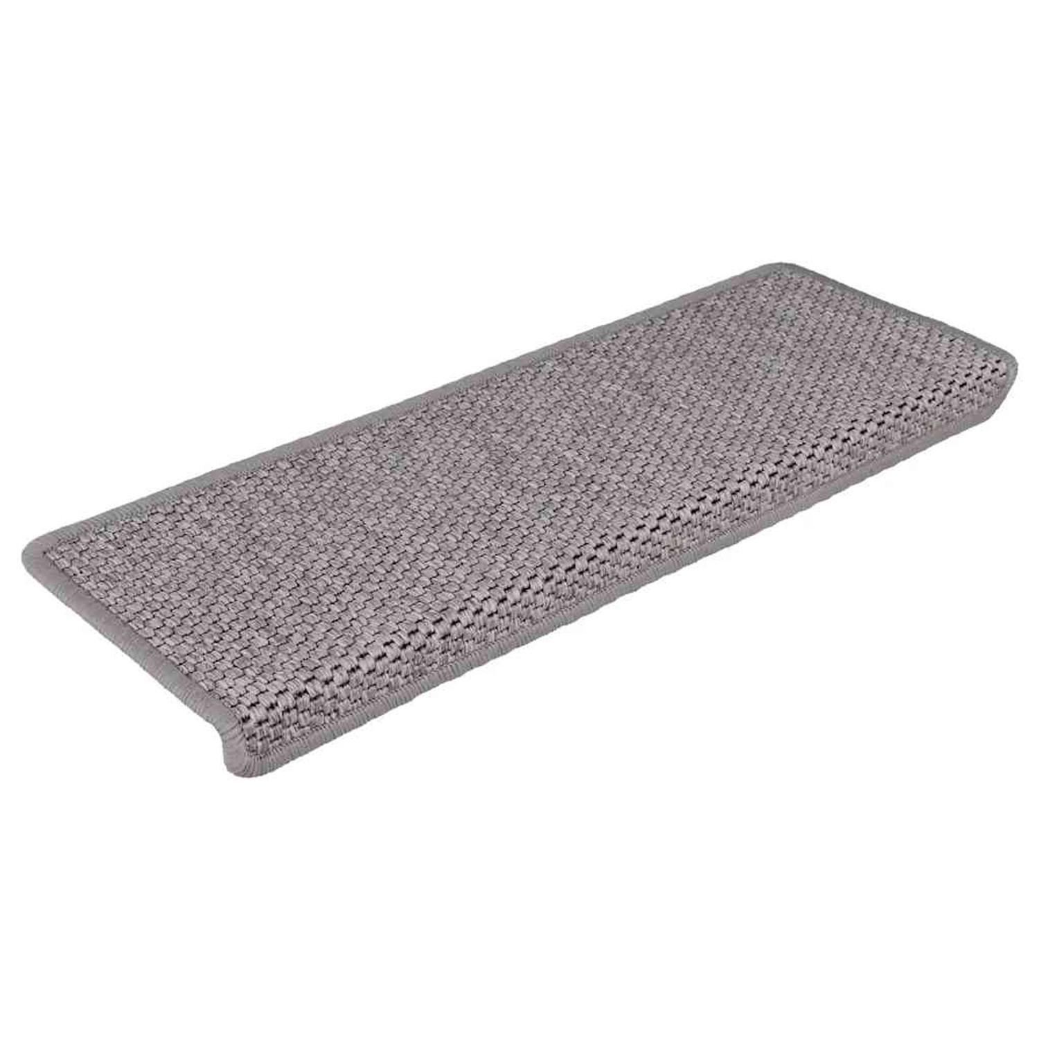 vidaXL Stufenmatten Selbstklebend Sisal-Optik 30Stk 65x21x4cm Silbern 33658 günstig online kaufen