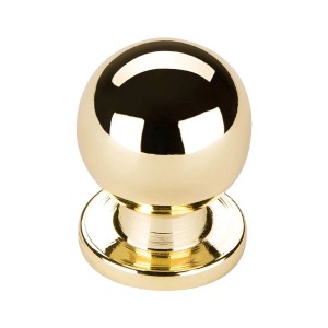 SOTECH Möbelknopf K-01 Ø18 mm Messingoptik