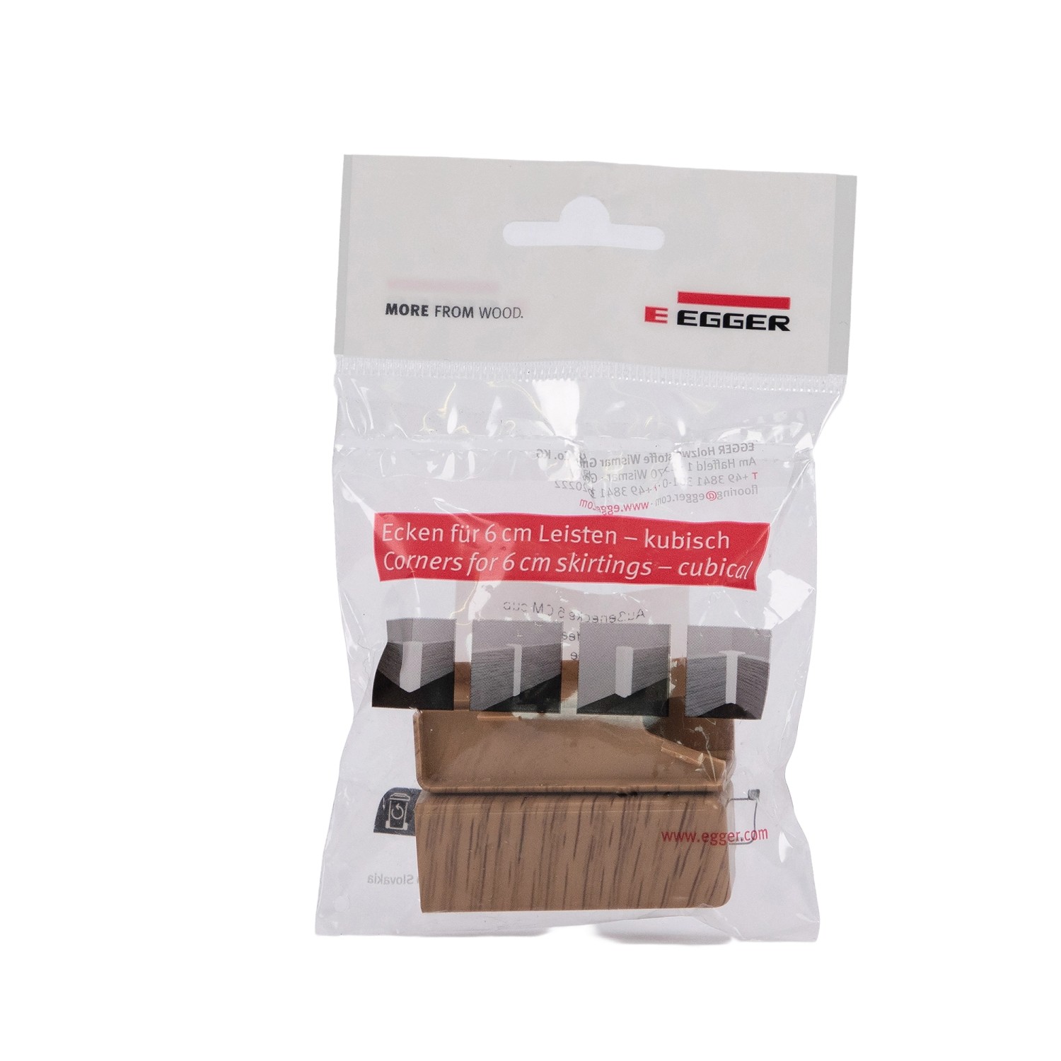 Egger Außenecke Kubisch 6 cm Eiche Toffee 2 Stück günstig online kaufen