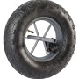 Haemmerlin Ersatzrad PF 34, Luftrad 400 mm mit Speichenfelge für Baugeräte.