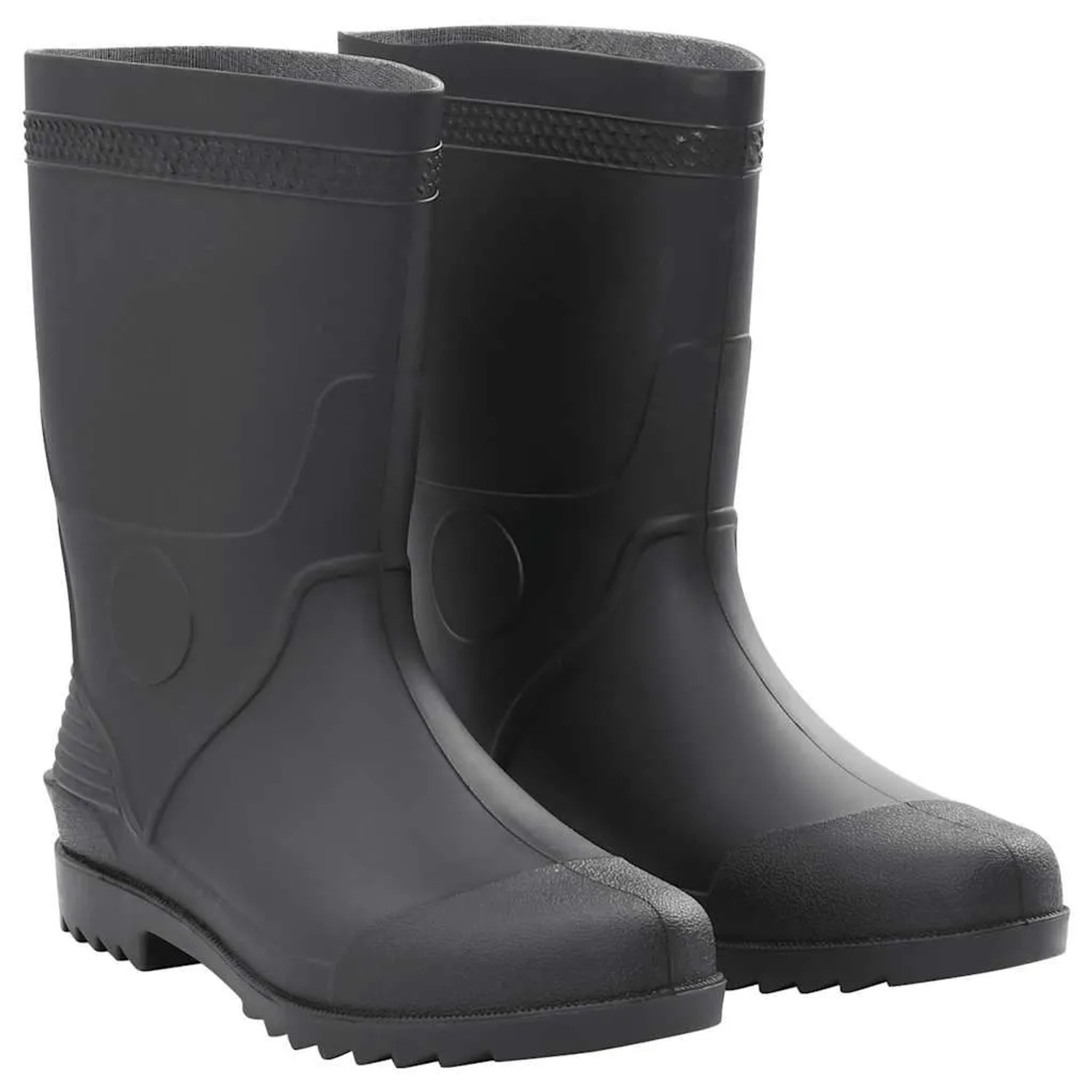 vidaXL Gummistiefel Schwarz Größe 46 PVC 137613