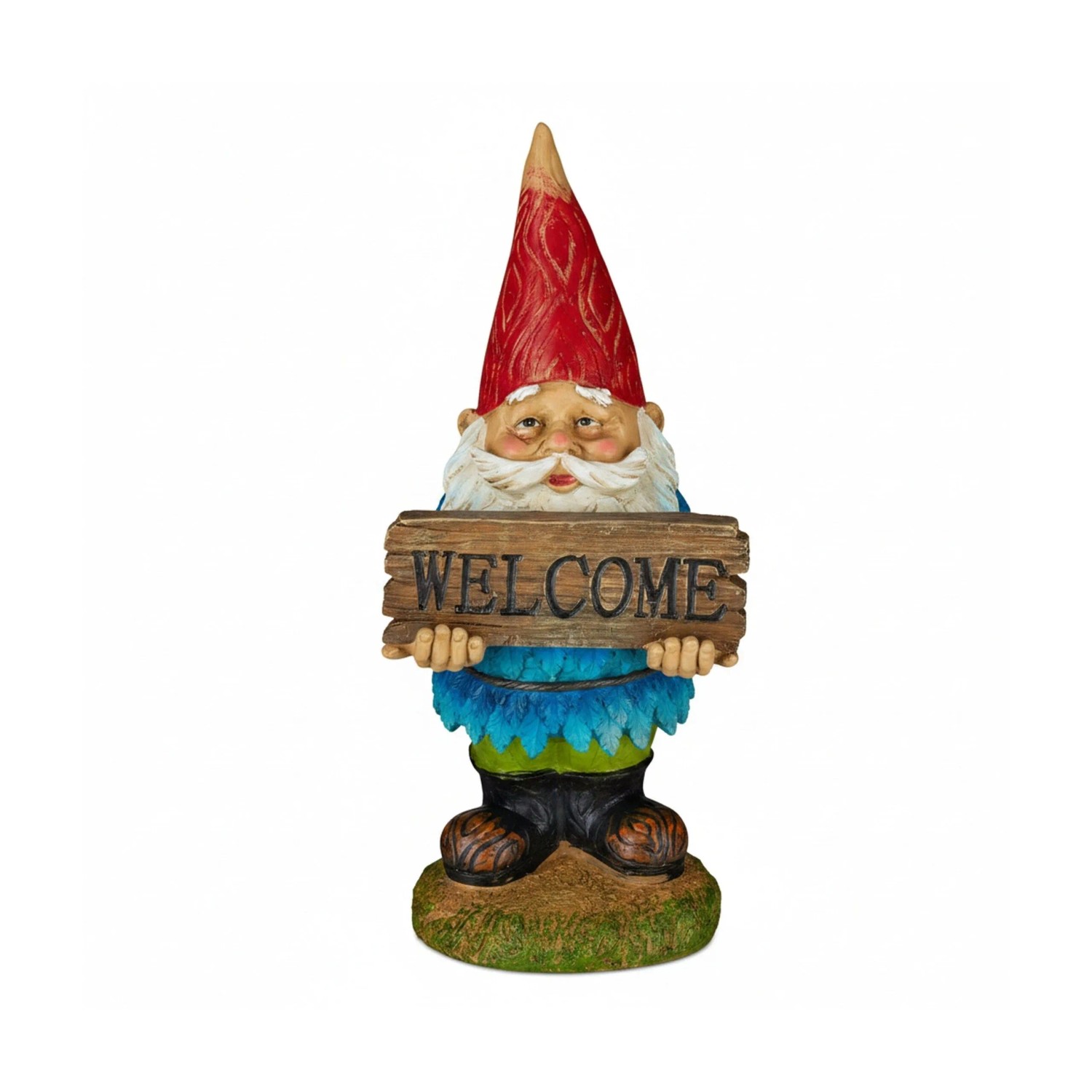 Relaxdays Gartenzwerg Kunststein Bunt Wetterfest 31 cm x 13,5 cm x 12 cm 0,6 kg