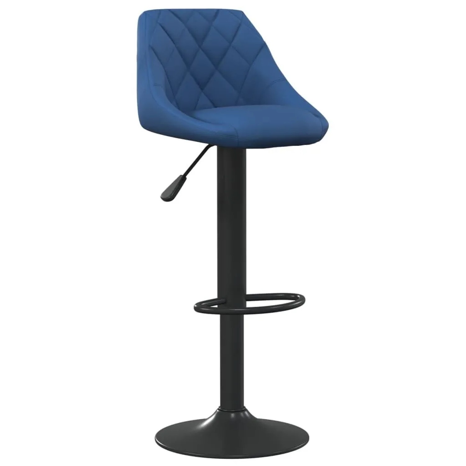 vidaXL Barhocker Blau Samt 335342