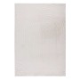 Elfenbeinfarbener Lalee Kurzflorteppich Comfort 501 mit modernem 3D Effekt Design, 160x230 cm.