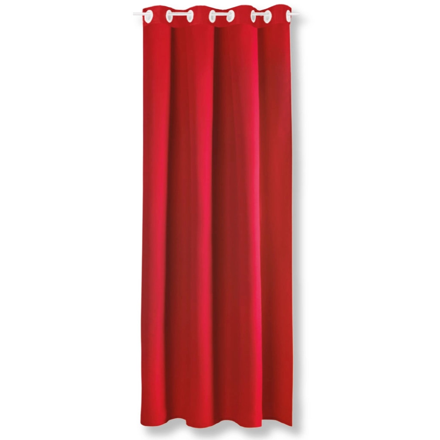 Bestlivings Dekoschal Ellen Ösen 140 cm x 175 cm Rot günstig online kaufen