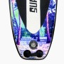 Suprfit Stand-Up Paddling Board Sunset Vice mit tropischem Palmen-Design in Blau/Pink, Ventil und D-Ring. Für Wassersport.