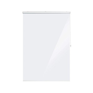 Relaxdays Duschrollo PVC Aluminium Transparent Wasserabweisend 140 cm x 240 cm 1 kg