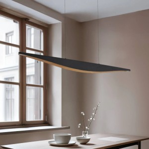 Lucande LED Clavit 10040113 Touchdimmer Dimmbar Modern in Schwarz aus Metall 1-flammig Touch Lampe Wohnzimmerleuchte