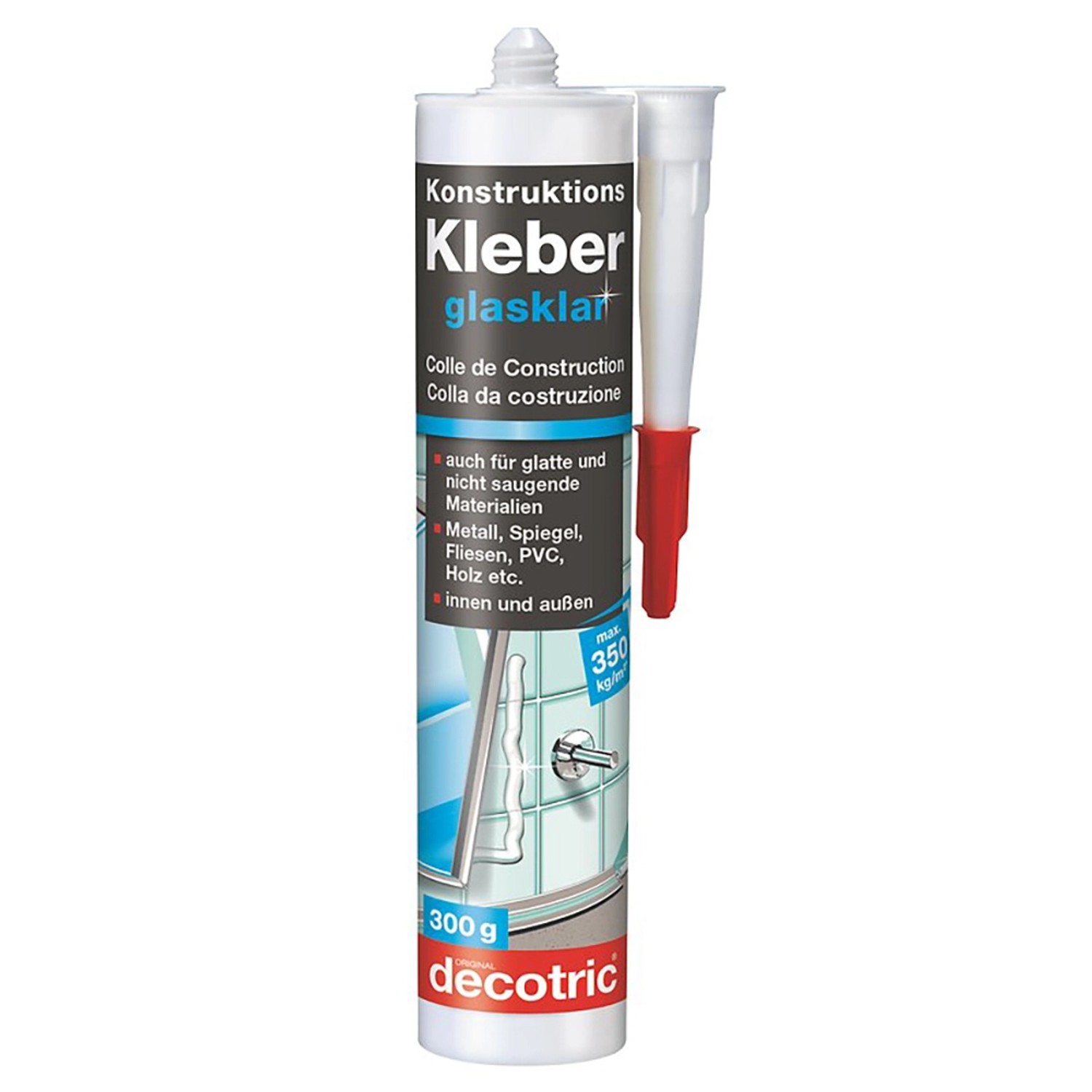 Decotric Konstruktions-Kleber 300 g Glasklar