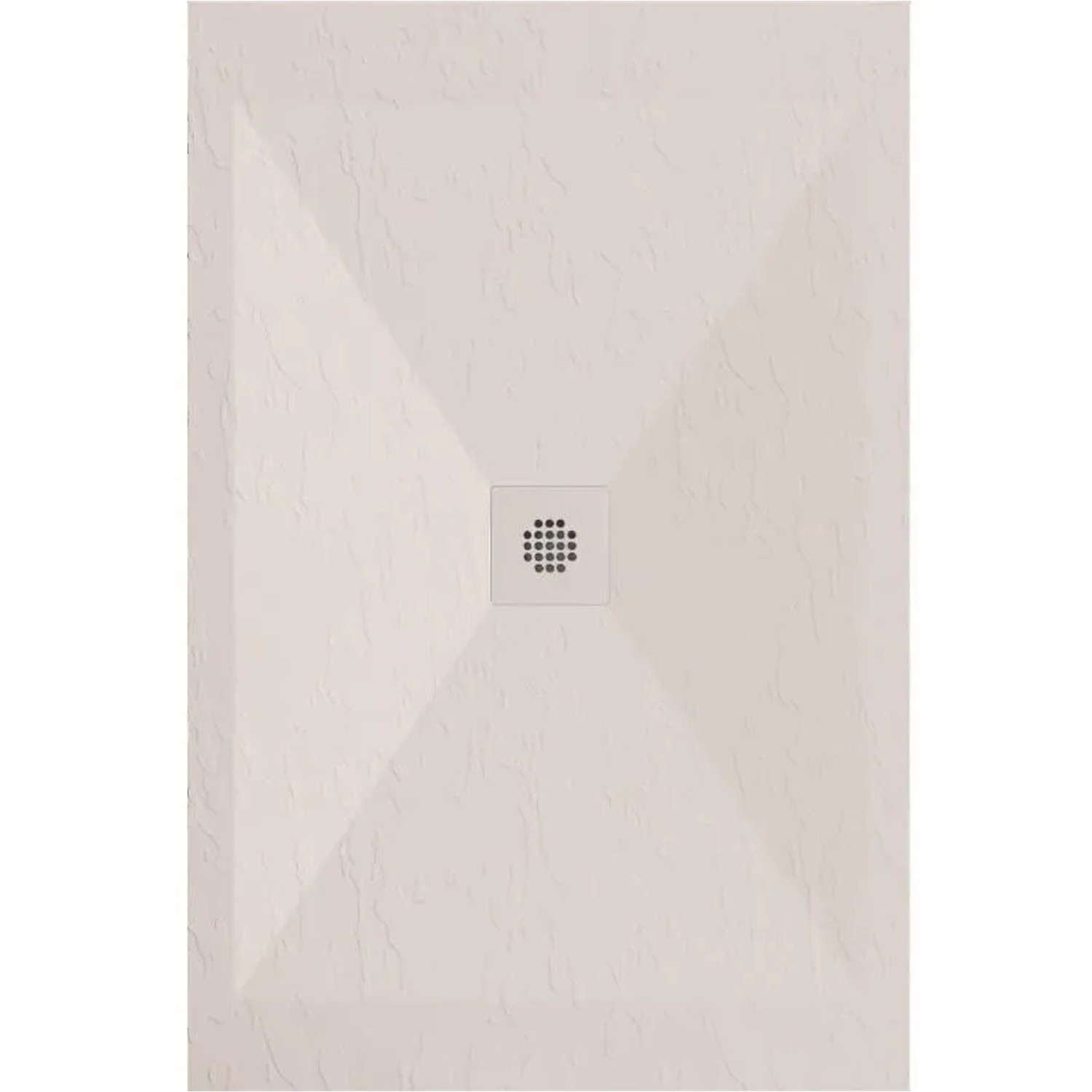 Mirlo Mineralguss Duschwanne Extra Flach Dexa  Beige 80x180cm