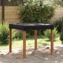 vidaXL Tischdecken Uni Schwarz 102 x 102 x 15 cm Stoff 4106083_2