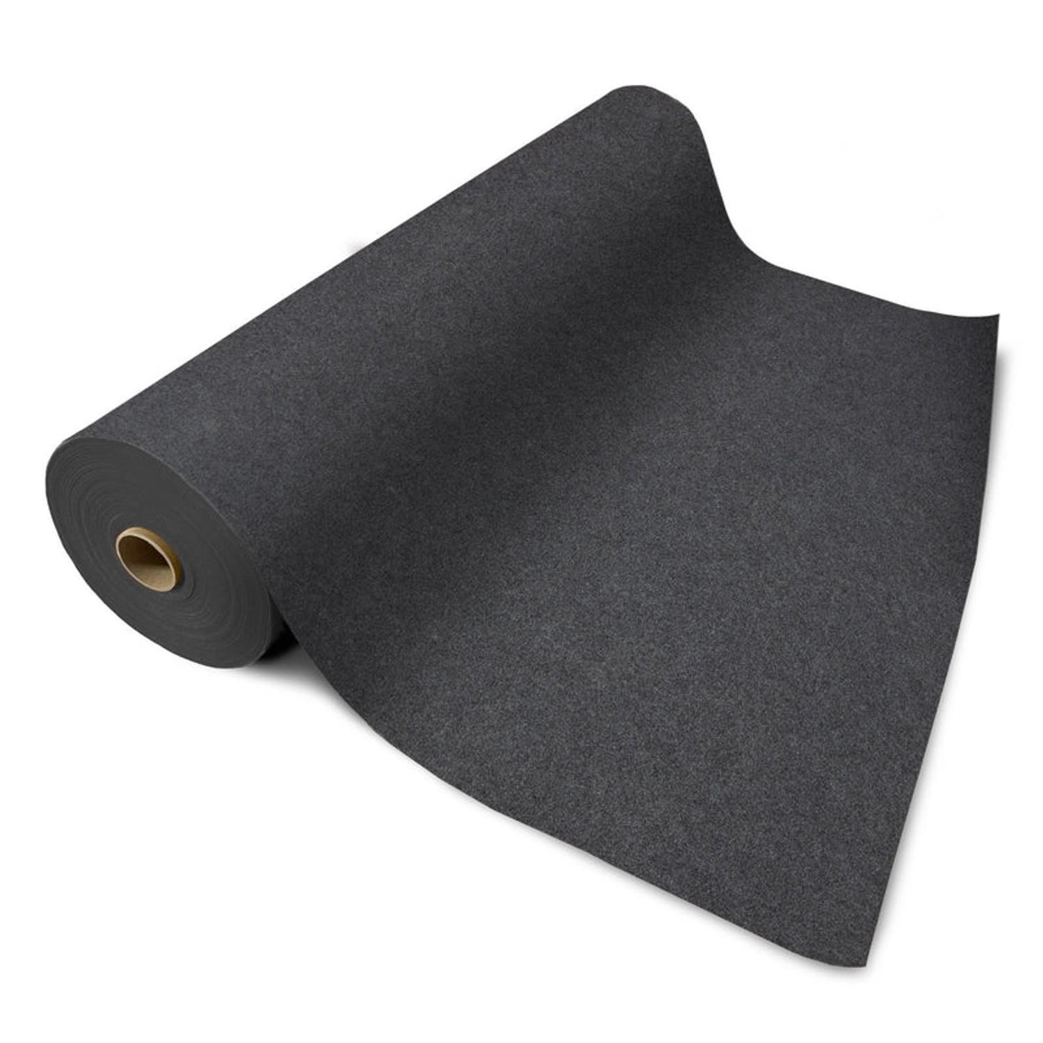 KARAT Messeteppich Sintra auf Maß Pflegeleichter Gangläufer Dunkelgrau 200 günstig online kaufen