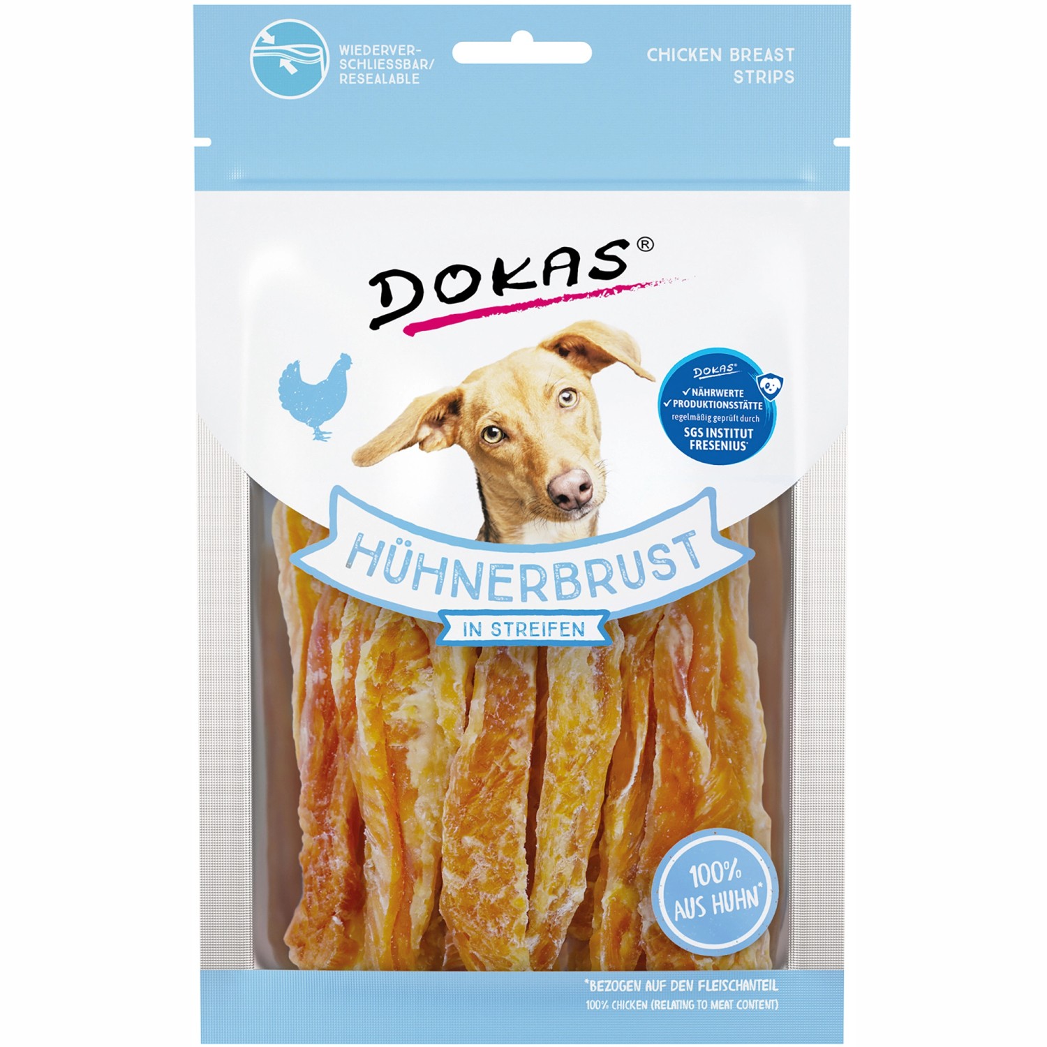 Dokas Hühnerbrust in Streifen 70 g