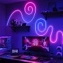 Govee Neon Lichtschlauch H61D4-W 2, weiß, als dekorative LED-Beleuchtung im Gaming-Zimmer.