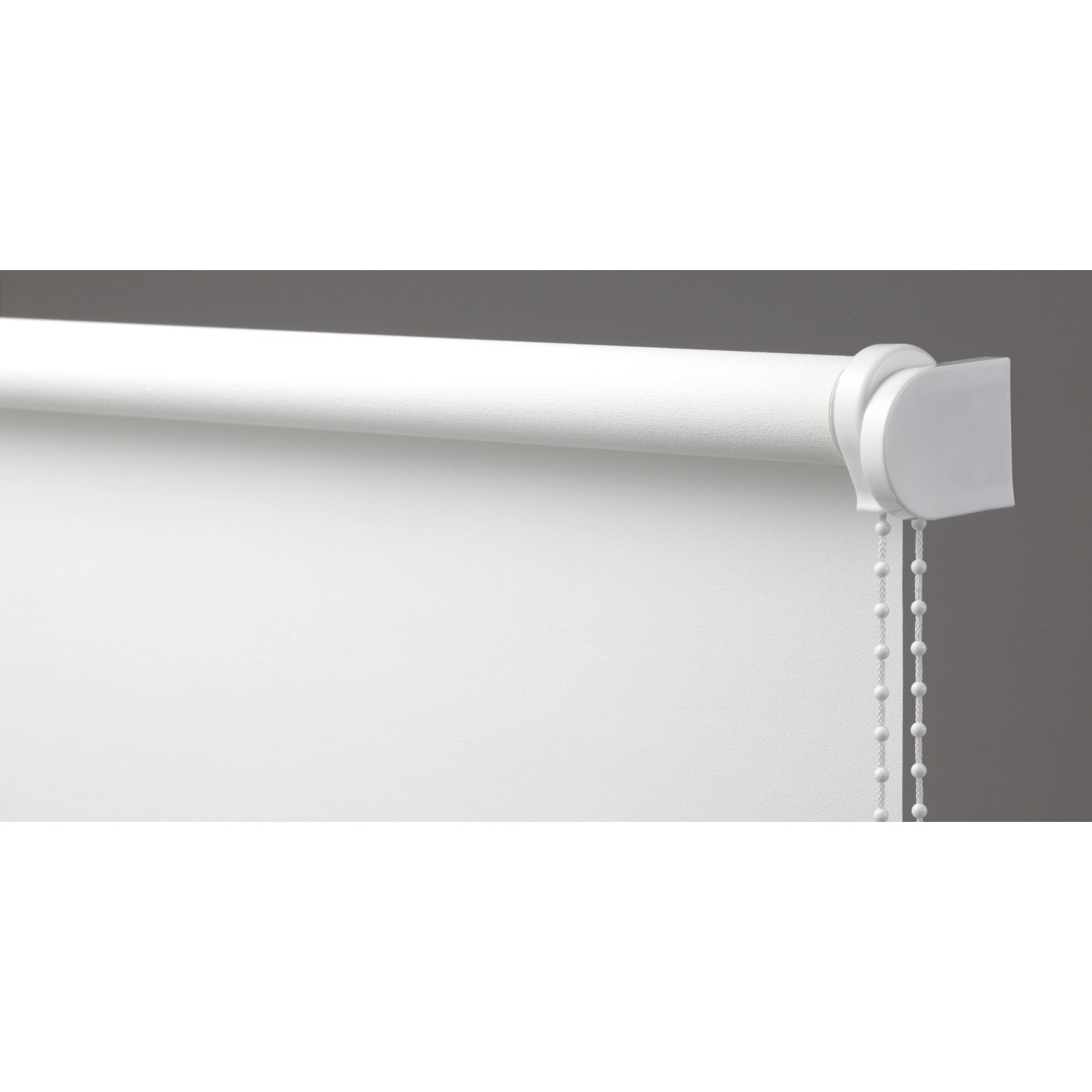 Gardinia Verdunklungsrollo, 80x180 cm, Weiß. Seitenzugrollo für Schlafzimmer & Wohnraum.