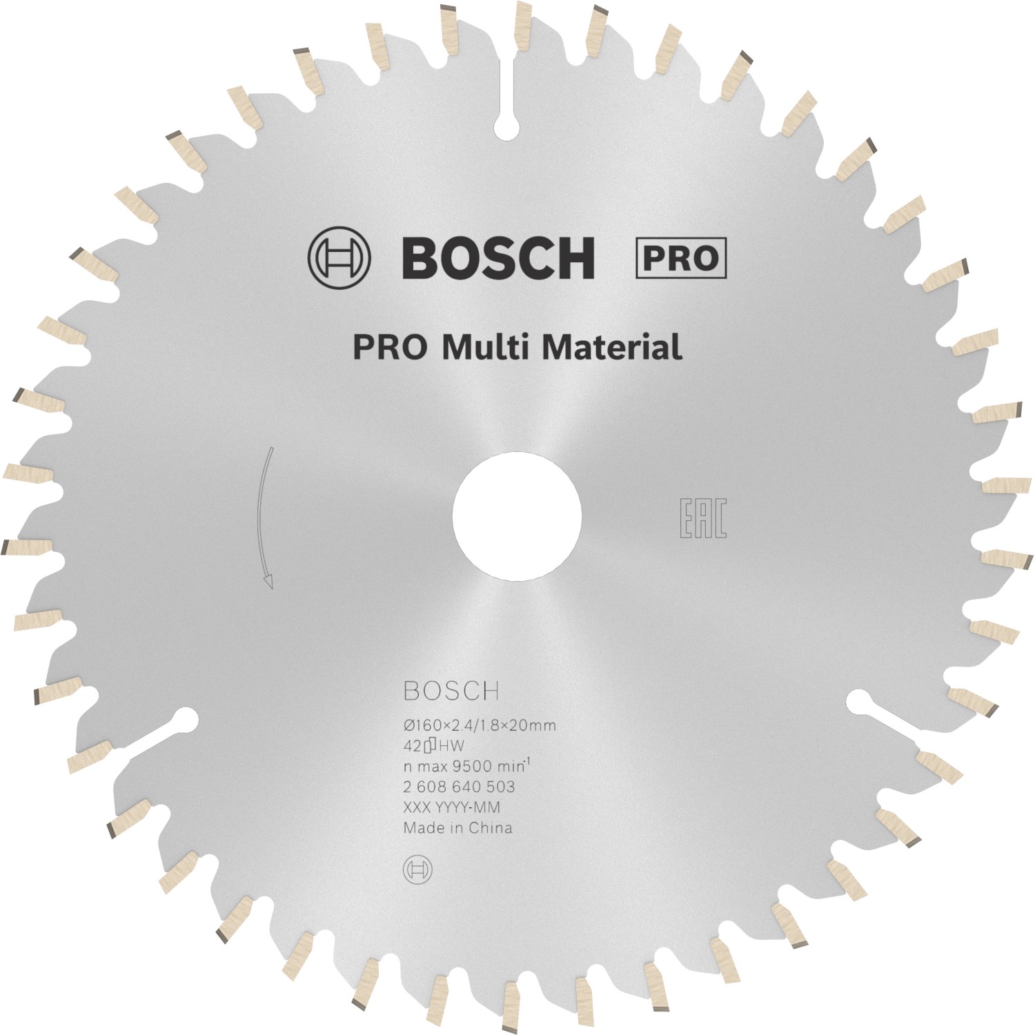 Bosch Kreissägeblatt Multi Material 160 mm x 24 mm x 20 mm 42 Zähne günstig online kaufen