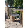 furnicato Esszimmerstuhl Branson, Stahl Sand, stapelbarer Gartenstuhl