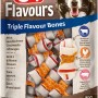 8in1 Triple Flavour Bones XS, 21er Packung Kausticks für kleine Hunde.