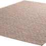 Taupefarbener Kurzflorteppich Nordic 872 von Obsession für Innen- und Außenbereiche.