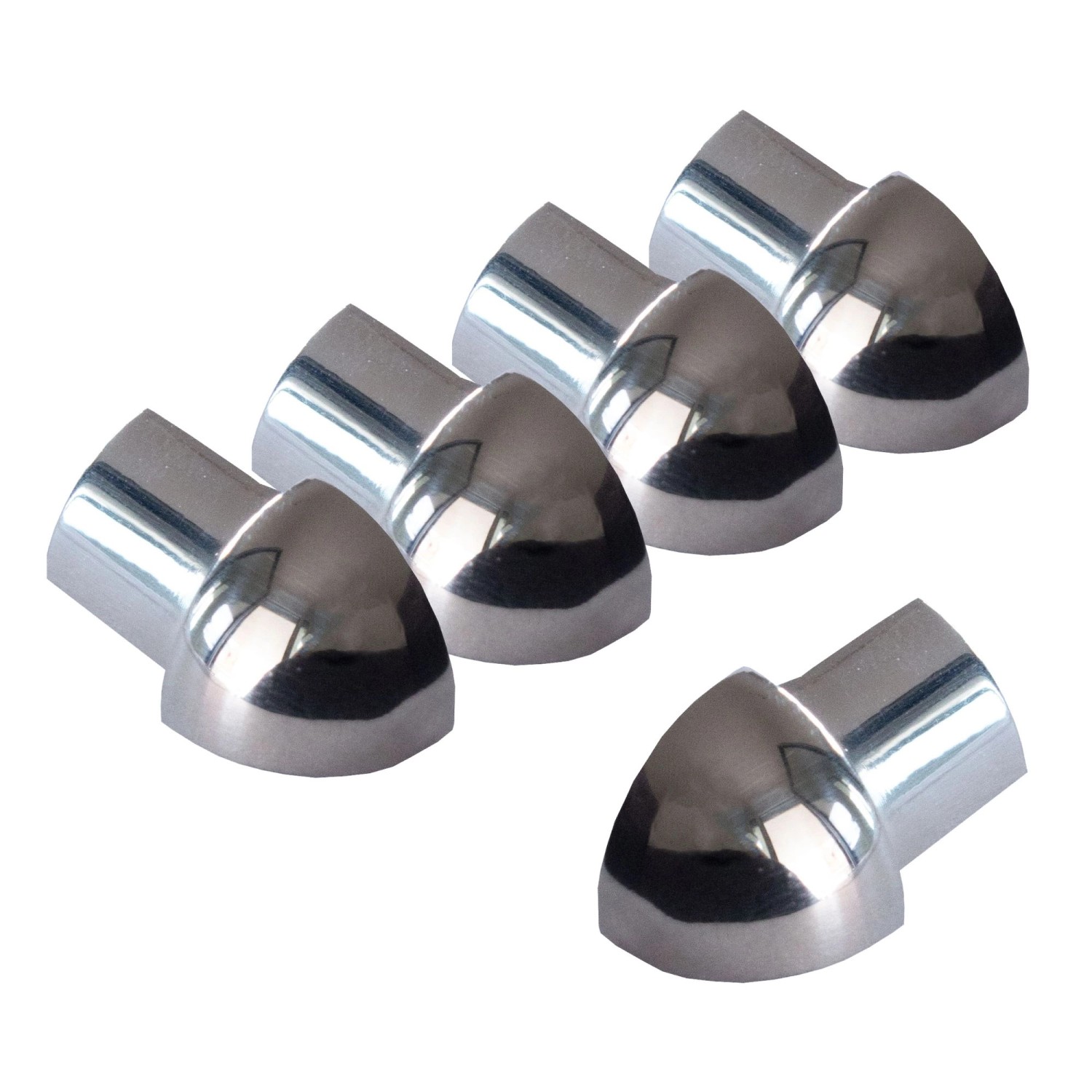 Dalsys Außeneck Fliesenschiene Viertelkreis 5x 8mm Edelstahl Poliert günstig online kaufen