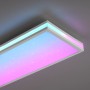 Weißes Just Light LED Panel Mario 100x25cm mit Farbwechsel und Sternenhimmel-Effekt.