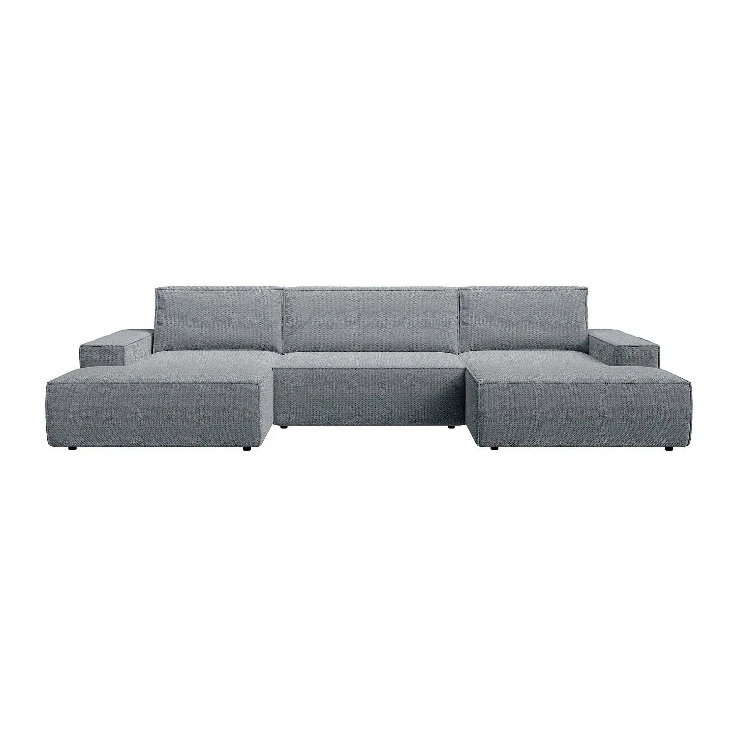 Vente-unique Schlafsofa Amelia Grau 358 cm