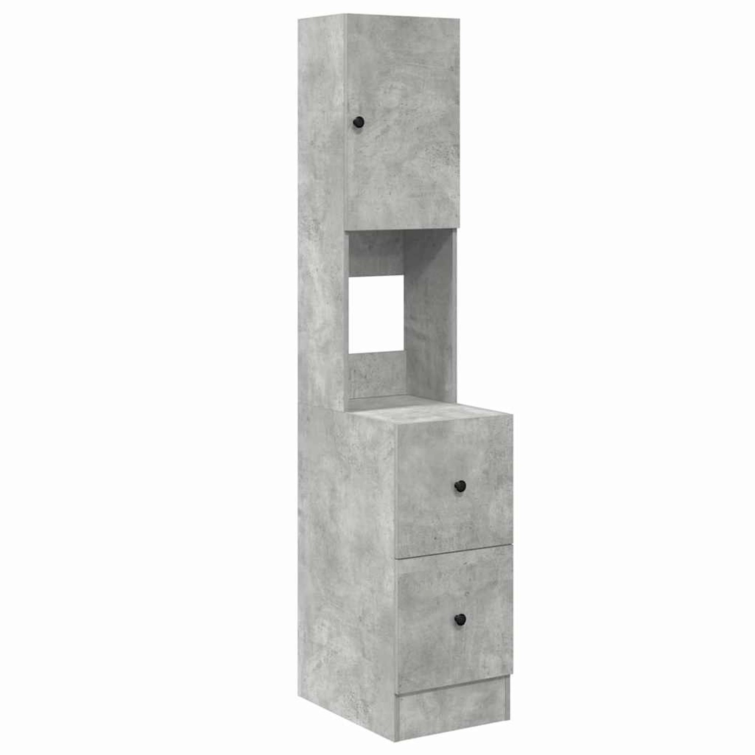 vidaXL Küchenschrank mit Regal Grau 35 x 50 x 180 cm Holzwerkstoff 871373 günstig online kaufen