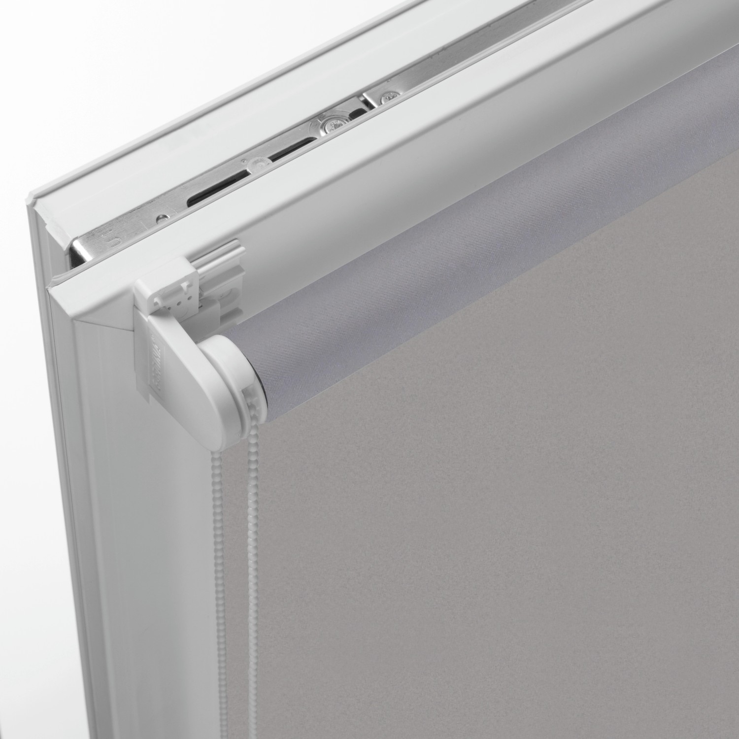 Gardinia EasyFix Thermo Rollo, 90x210 cm, grau, mit Kettenzug und Klemmträgern zur einfachen Montage.