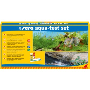 Sera Aquarium Wassertester Aqua-Test Set zur Bestimmung der Wasserqualität im Aquarium.
