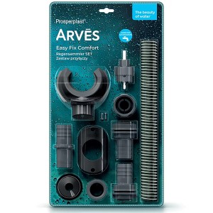 Arves Regensammler Easy Fix Comfort Basalt Set für Fallrohre (80-100mm).
