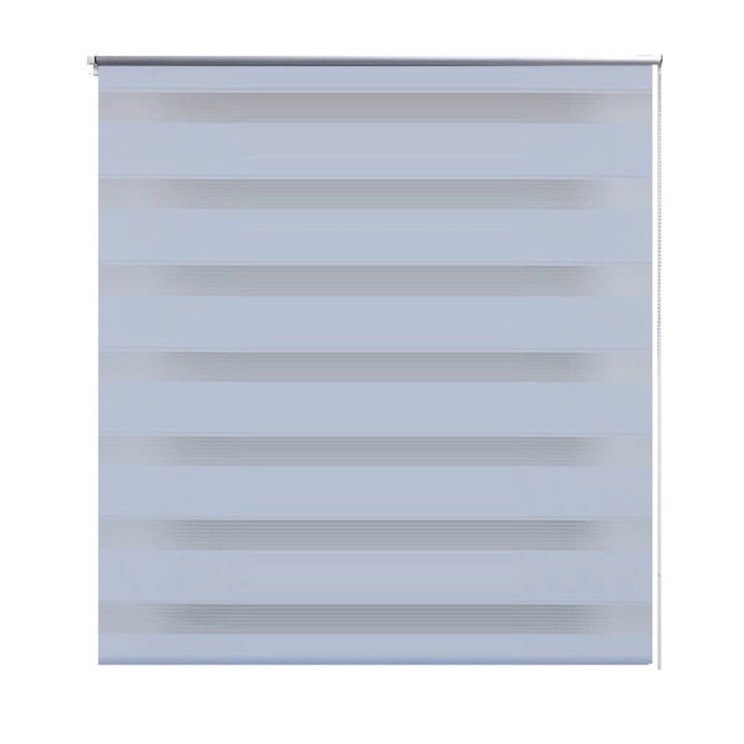 vidaXL Doppelrollo Seitenzug 100 x 175 cm Weiß