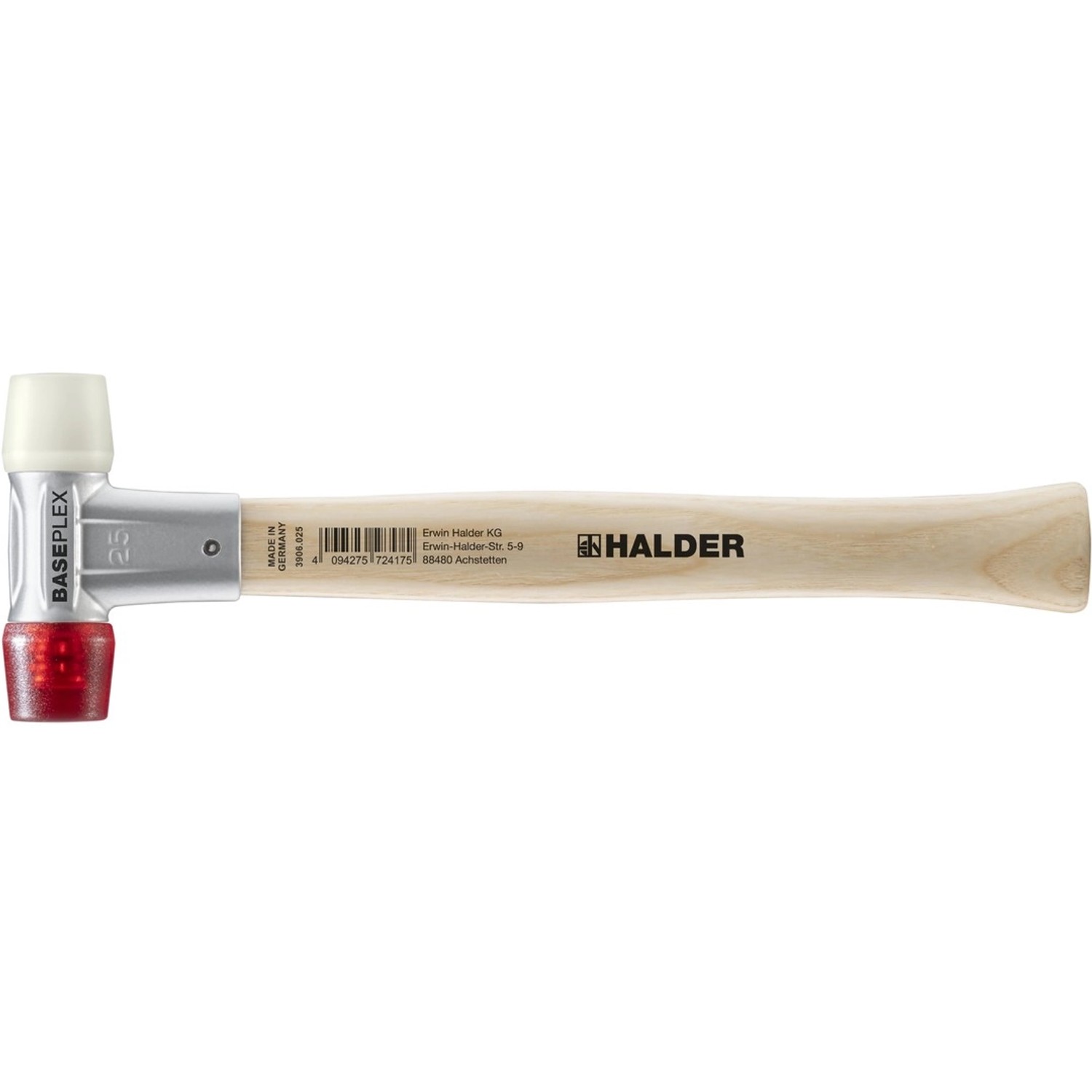 Halder Baseplex Schonhammer Ø 25 mm Nylon   Cellulosacetat mit Zindruckguss günstig online kaufen