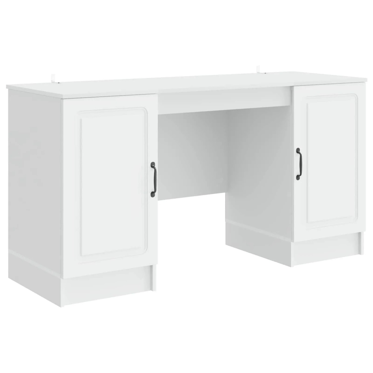 vidaXL Schreibtisch mit Regal Weiß 142,5 x 50 x 75 cm Holzwerkstoff 3414639