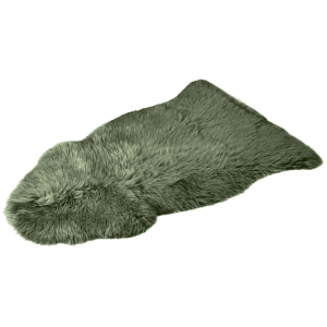 KARAT Schaffell Audrey in Thyme: Premium Lammfell für vielseitige Deko.