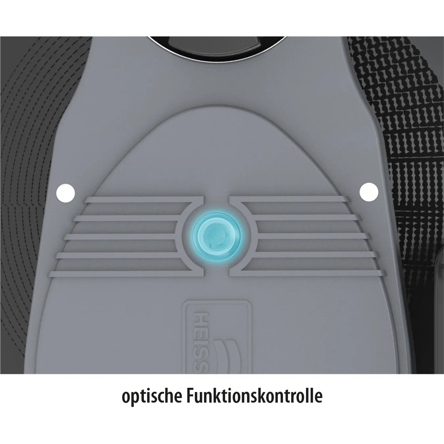 Detailaufnahme des Heissner Druckfilter-Sets HLF 4000 mit UVC-Klärer: Optische Funktionskontrolle.