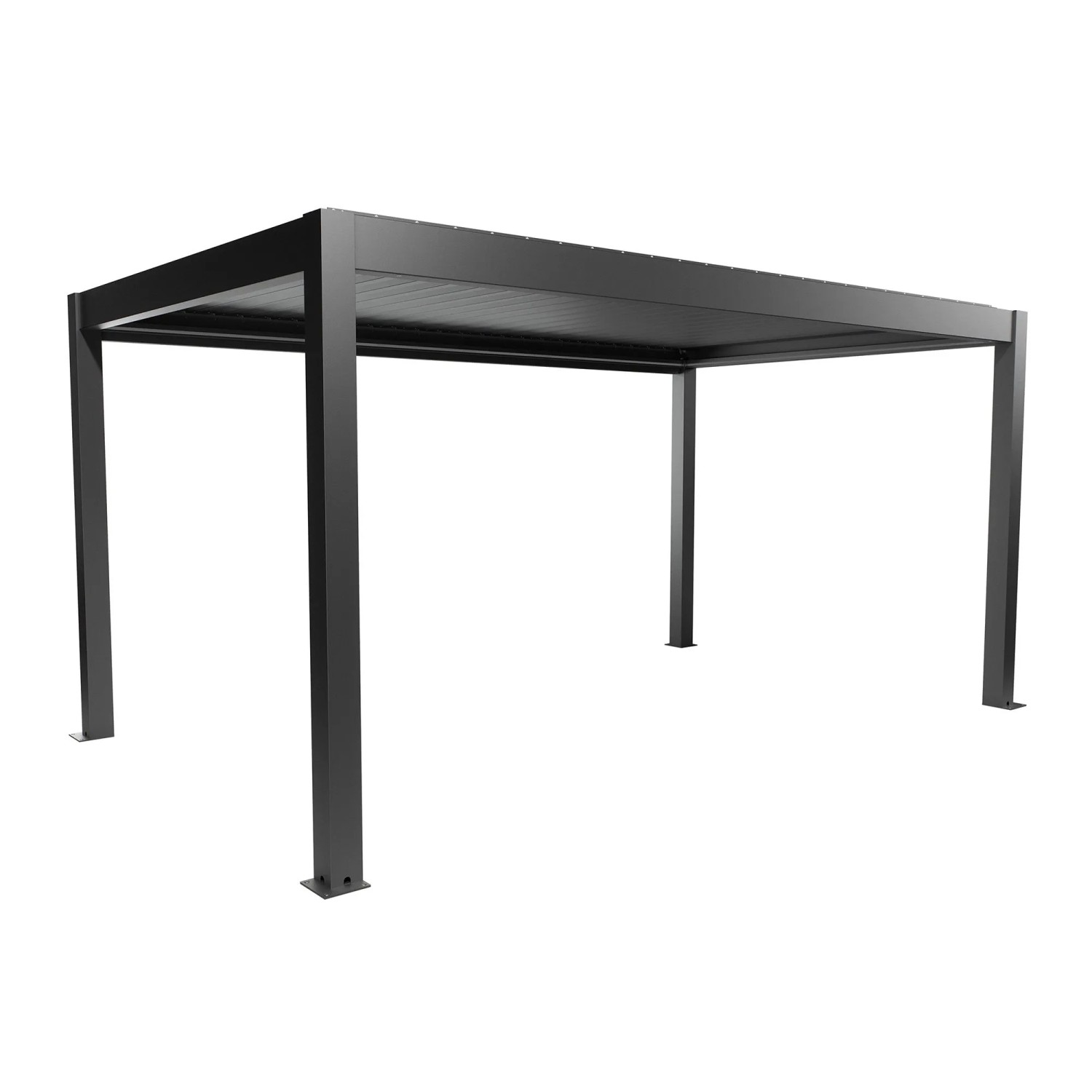 Biohort Pergola 5 m x 3 m Dunkelgrau-Metallic