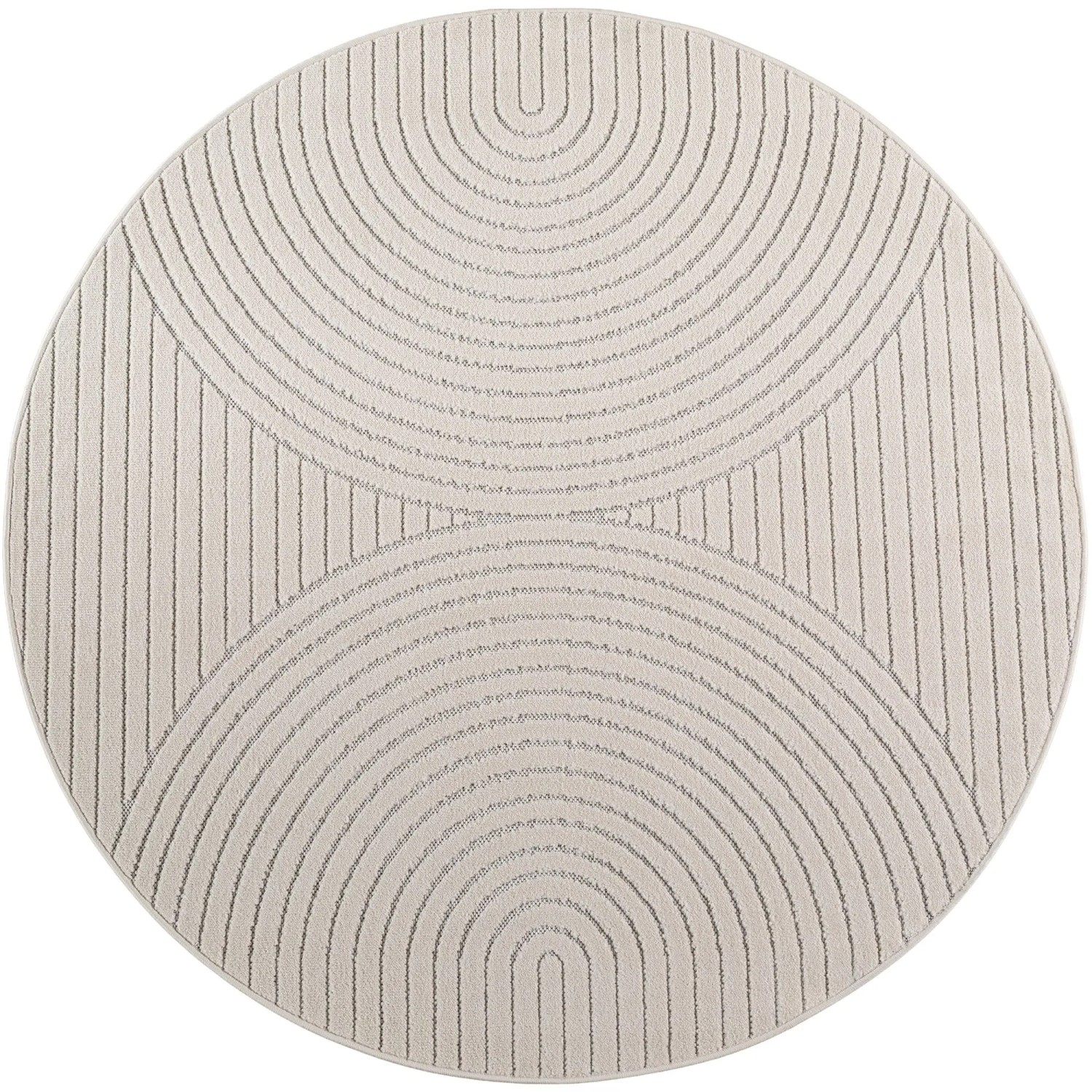Ayyildiz Kurzflorteppich Nova 1201 Creme Ø 200 cm