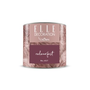 ELLE DECORATION by Crown Wandfarbe Colourfast No. 457, matte, Farbe im Farbtopf.