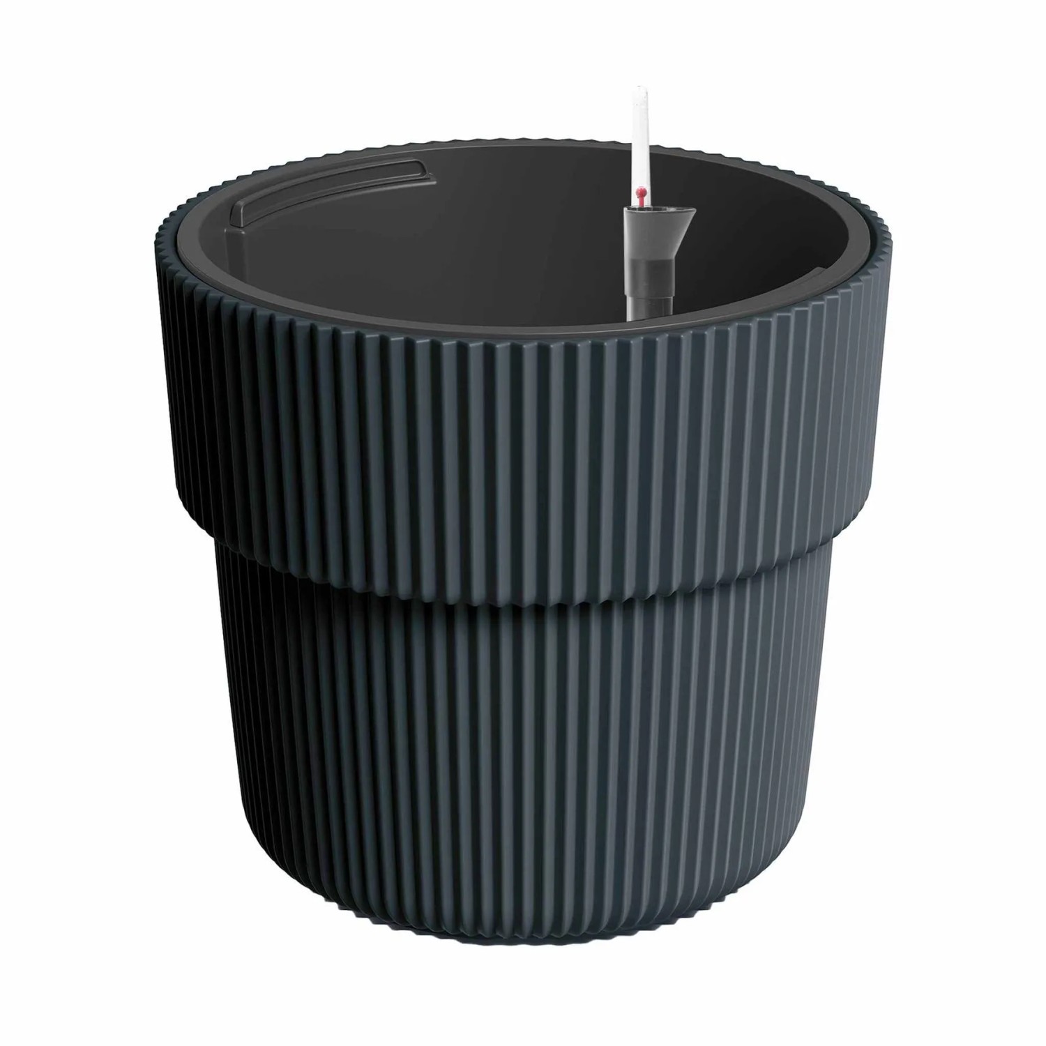 VidaAtHome.de Design-Pflanzgefäß VYLU ø 40cm mit Bewässerungseinsatz Anthrazit
