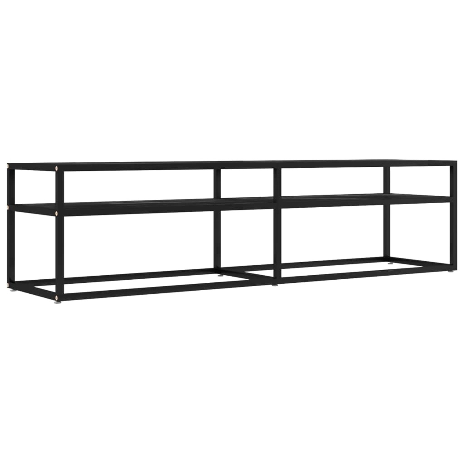 vidaXL TV-Schrank TV-Schrank Schwarz Marmor-Optik 160x40x40,5 cm Hartglas L günstig online kaufen