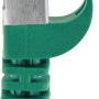 Grünes Schwaiger CAT 6 Netzwerkkabel, 2,5 m, mit RJ45 Stecker für hohe Datentransferrate.