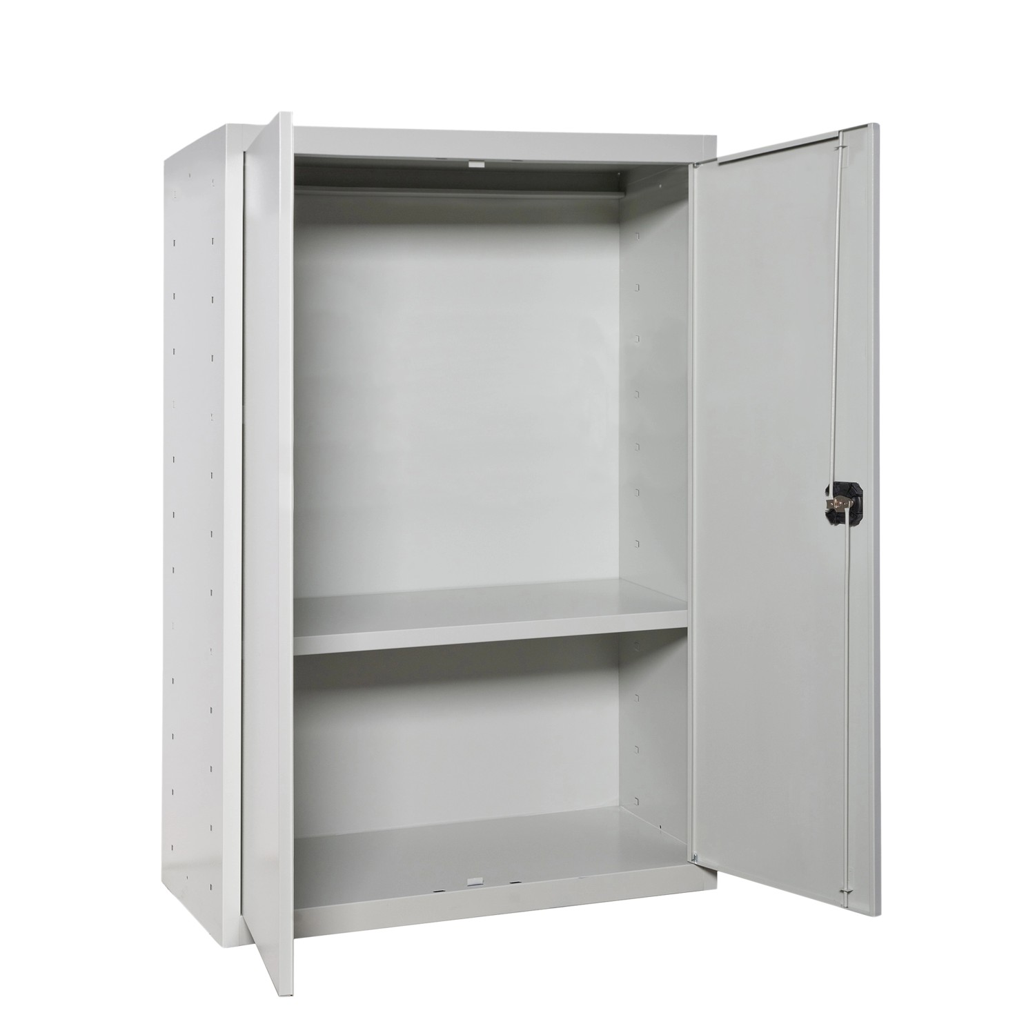 PROREGAL Stahlschrank AMEGO HxBxT 90 x 80 x 40 cm 1x Fachboden Grau-Grau Me günstig online kaufen