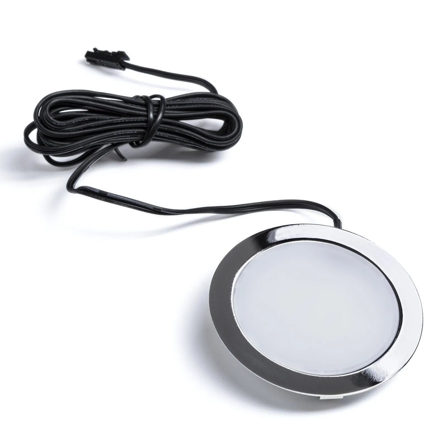 SOTECH LED Möbeleinbauleuchte GIULIA 12V 3W Chrom Poliert Neutralweiß MiniAMP