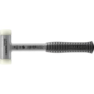 Halder Supercraft Schonhammer Ø 35 mm Rückschlagfrei mit Bruchsicherem StahlrohrStiel
