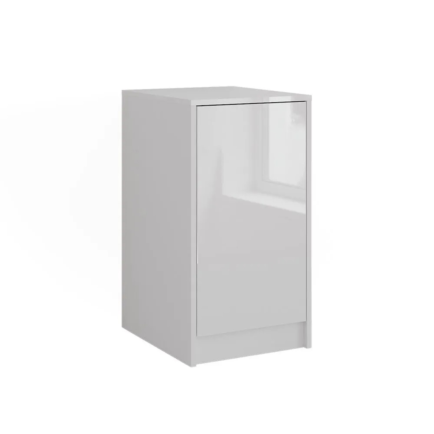 Vicco Kommode Sherry Weiß 40 x 76 mit Containerdeckel Art Nr 57715