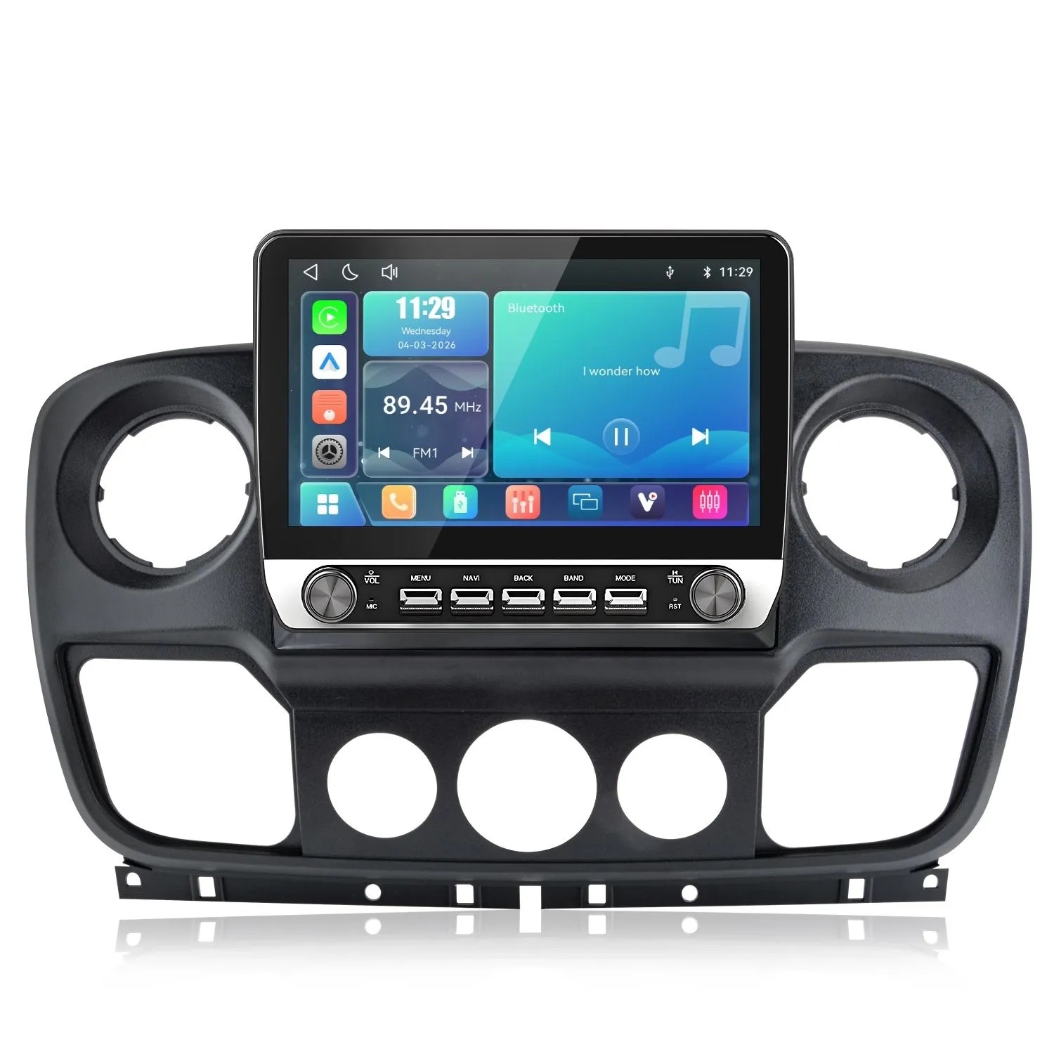 Junsun Autoradio Für Renault Master Nissan NV400 Opel Movano 2010-2021 Linux Mit Drehknopf