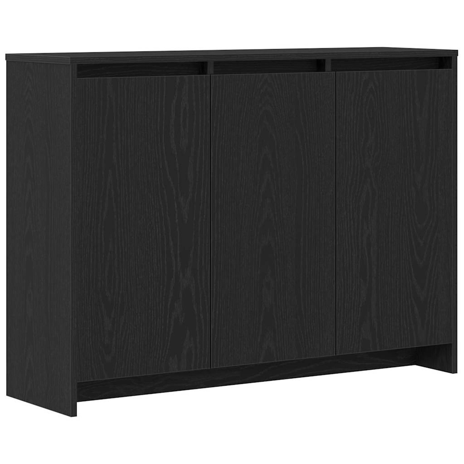 vidaXL Sideboard Schwarz 102 x 33 x 75 cm Holzwerkstoff 862084 günstig online kaufen